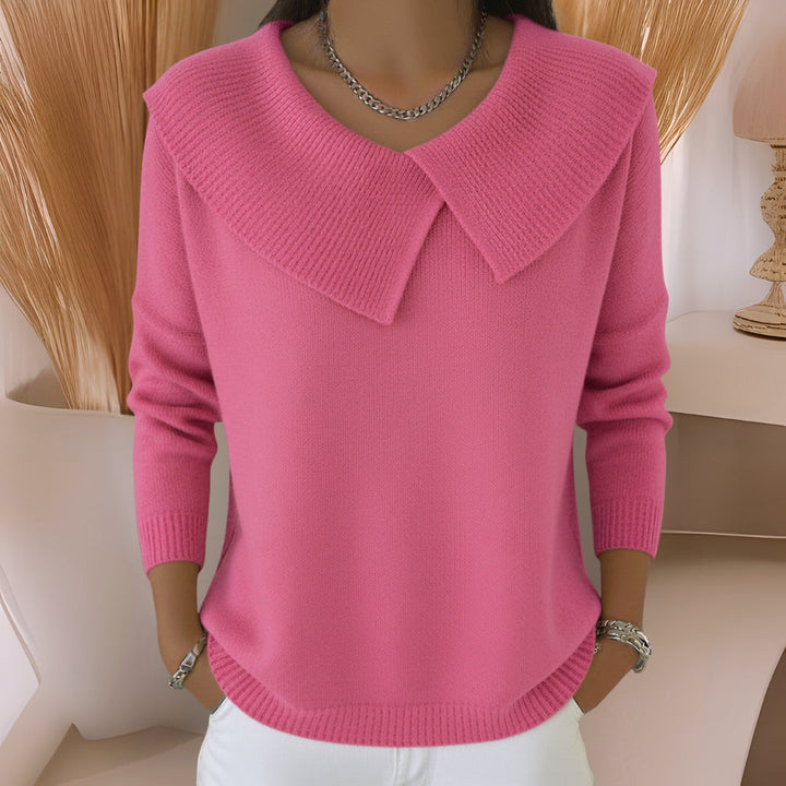 Yamina - Cozy Collared Sweater