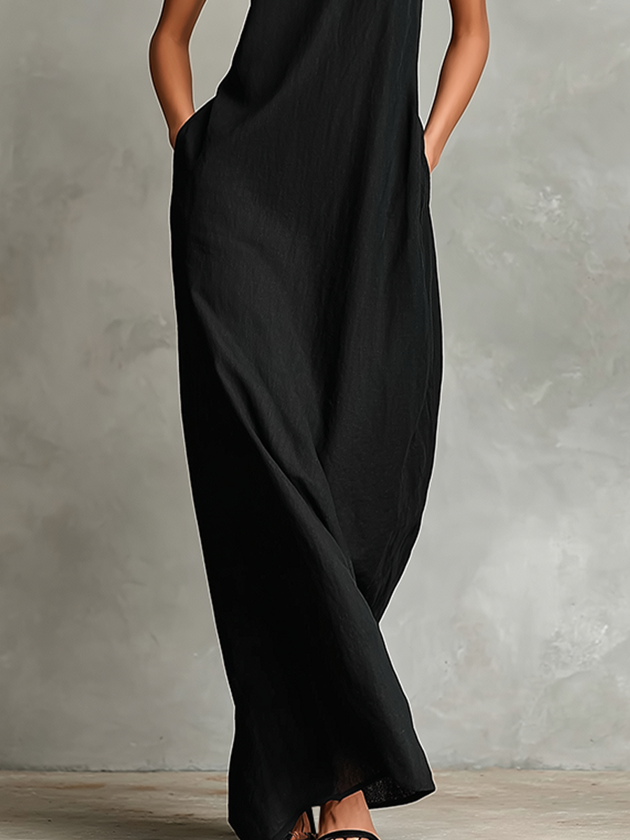 Imeria - Halter Neck Maxi Dress