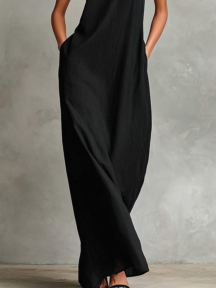 Imeria - Halter Neck Maxi Dress