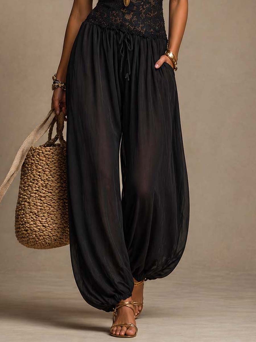 Natya - Vintage Flowing Lace Jumpsuit