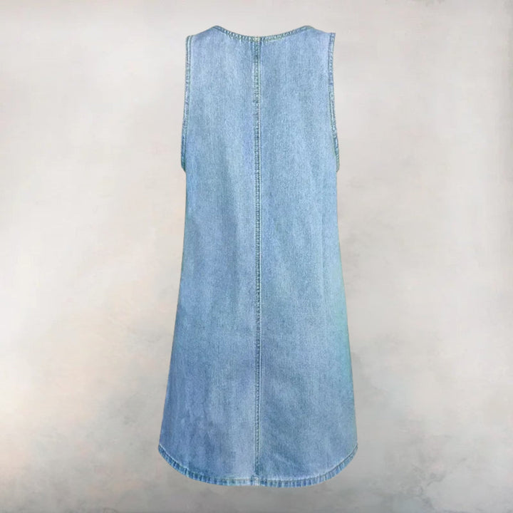 Lucelia - Sleeveless And Light Denim Dress