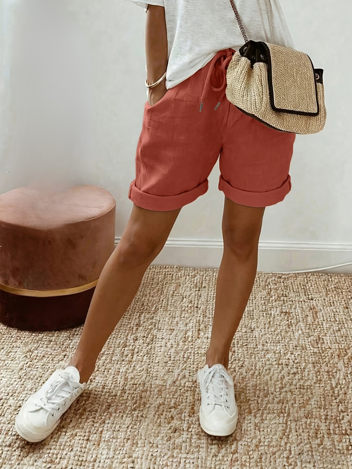 Keely - Comfortabele Linnen Shorts