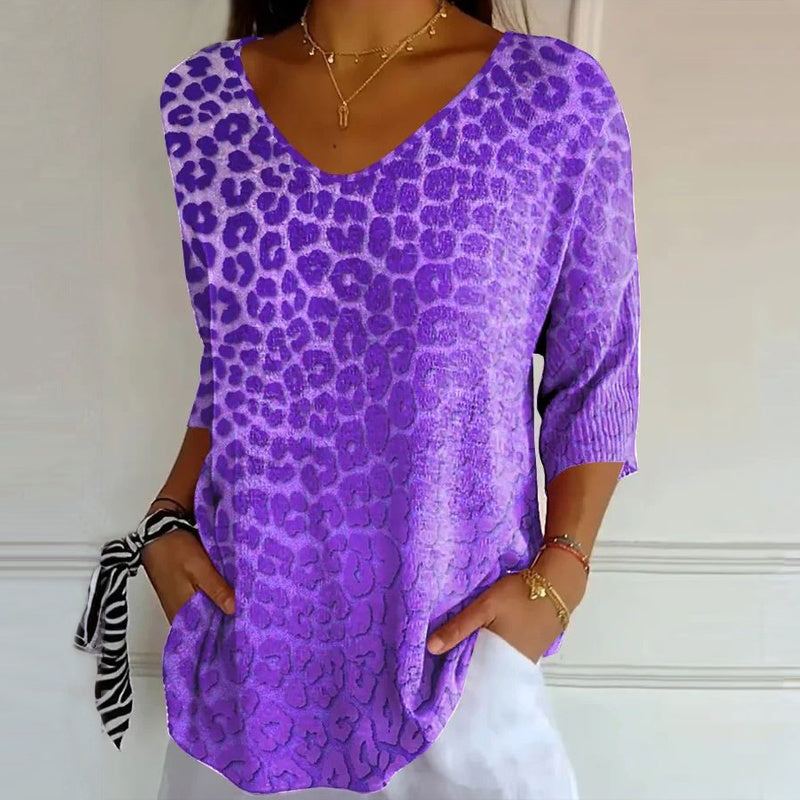 Liliam - Vintage Casual T-Shirt