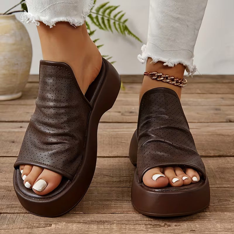 Sofya - Platform Slippers