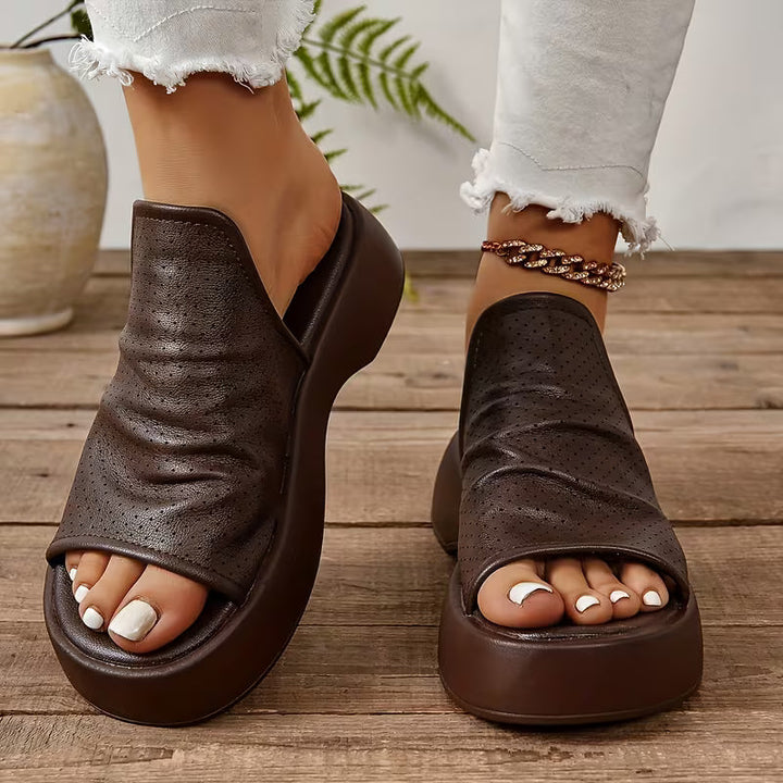 Sofya - Platform Slippers