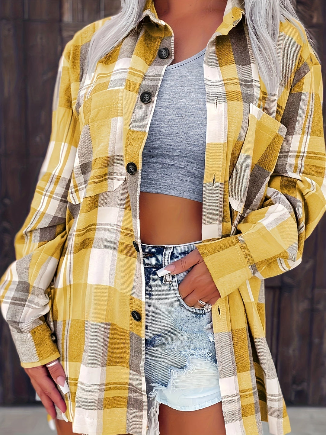 Yenira - Long Sleeve Summer Shirt
