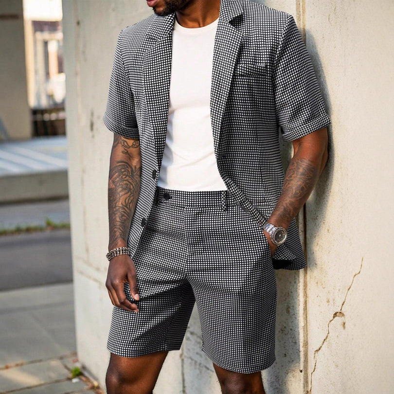 Jairald - Two Piece Checked Suit