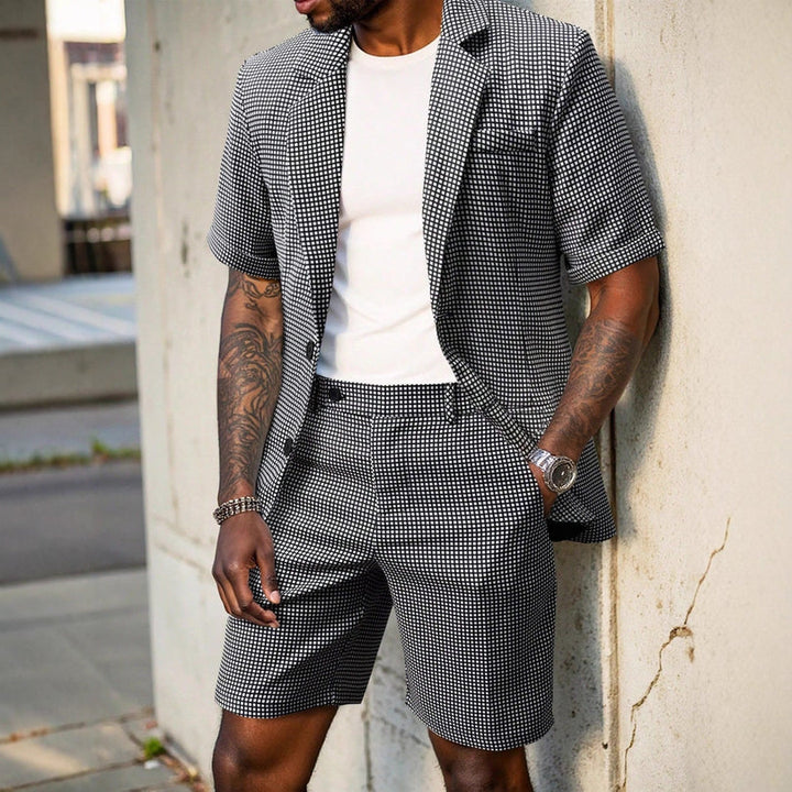 Jairald - Two Piece Checked Suit