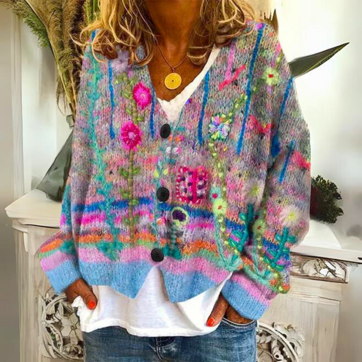 Ida - Cozy And Colorful Knitted Sweater