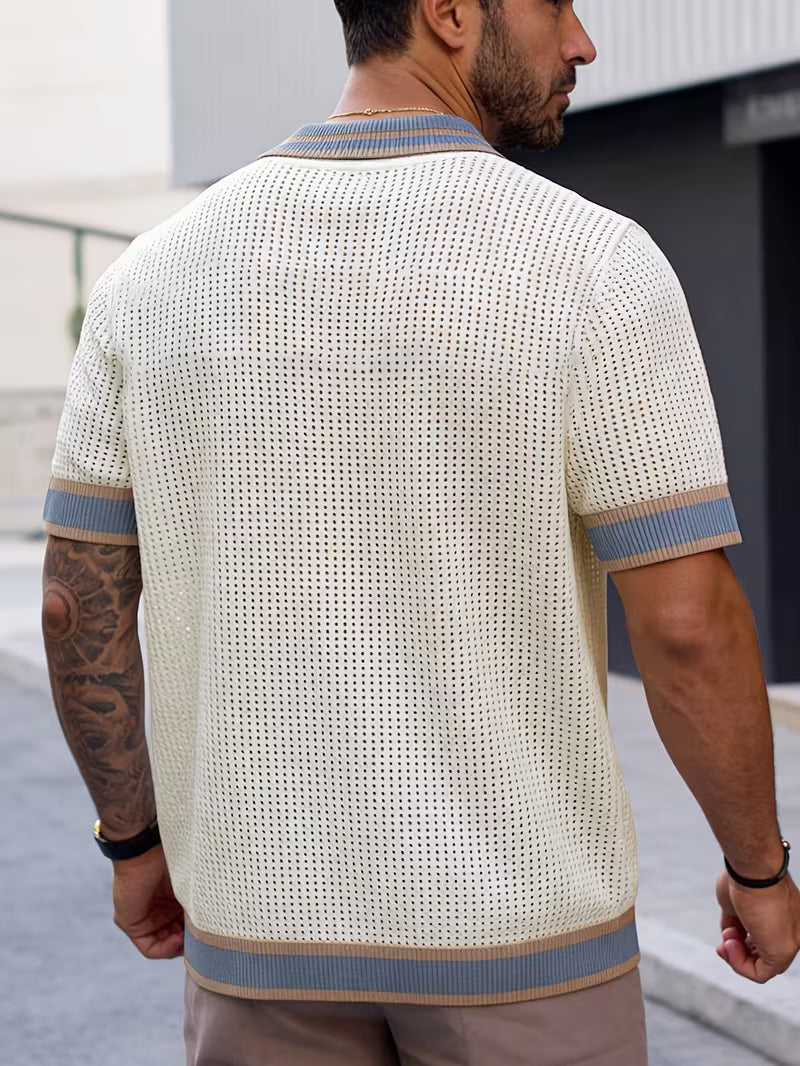 Walt - Knitted Shirt With Lapel Collar