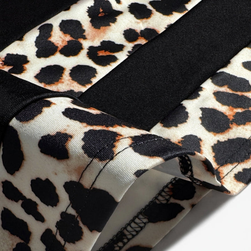 Leoza - Vintage Leopard Print Dress