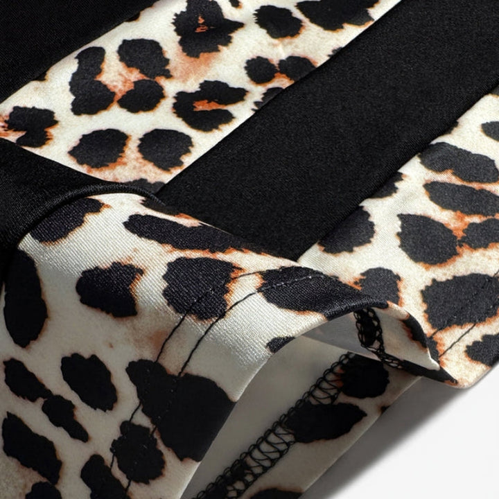 Leoza - Vintage Leopard Print Dress