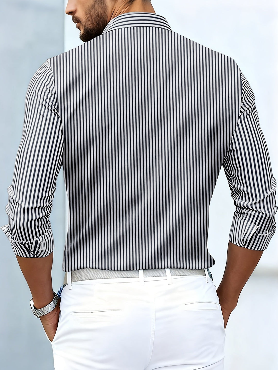 Emmerson - Vintage Striped Long-Sleeve Shirt