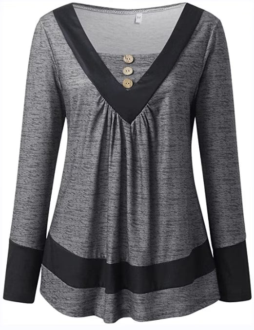 Grisel - Elegant Flared T-Shirt