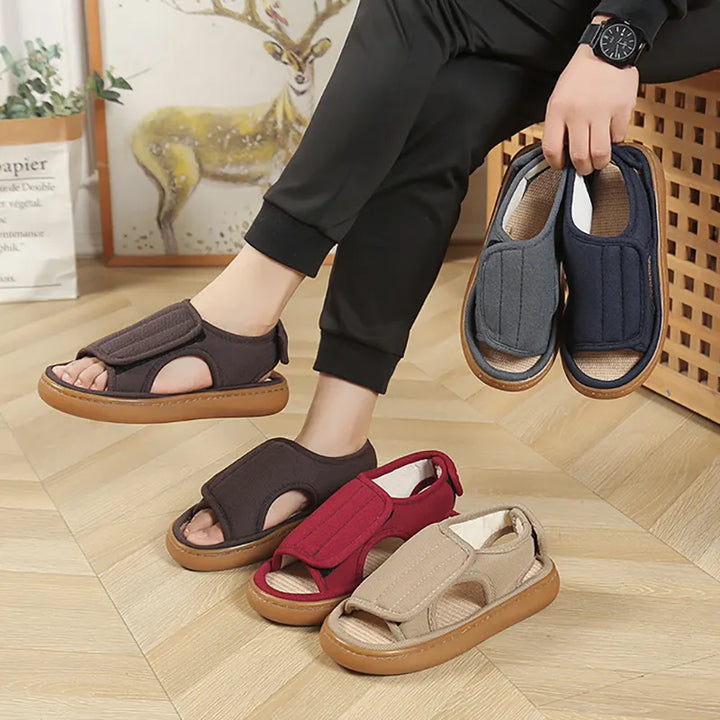 Karena - Adjustable Non Slip Velcro Sandals