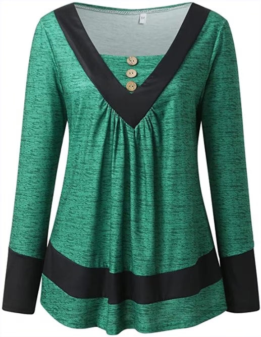 Grisel - Elegant Flared T-Shirt