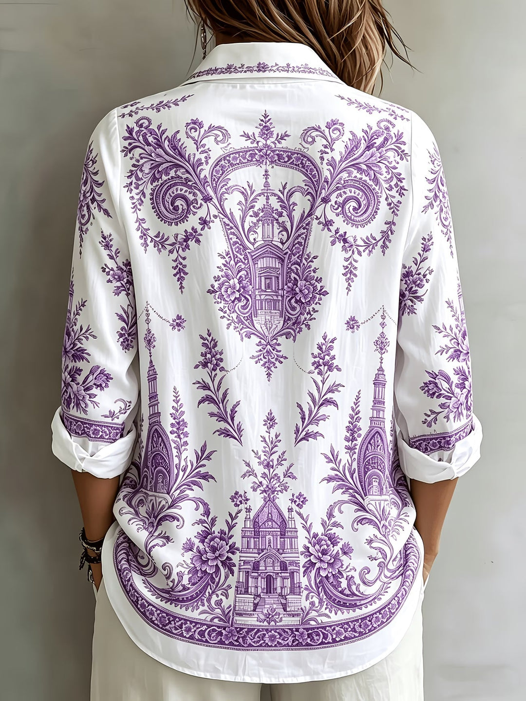 Aldana - Button-Up Long Sleeve Shirt