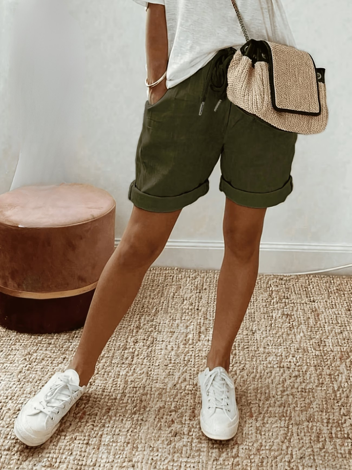 Keely - Comfortabele Linnen Shorts