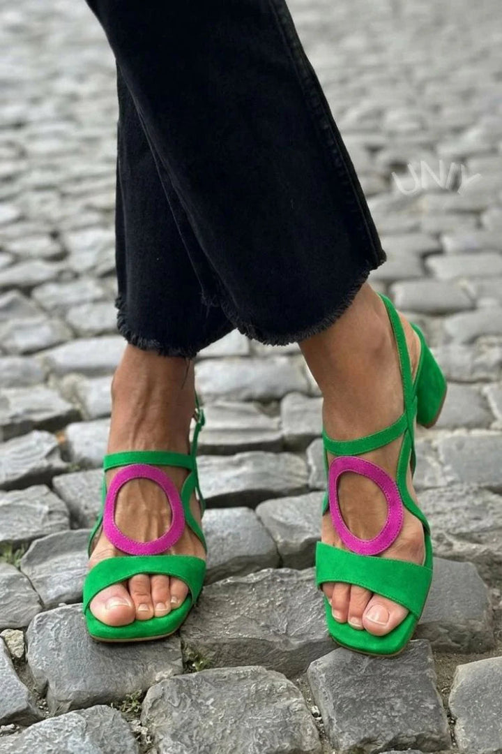 Gurng - Sandals With a Square Toe And Rounded Cut