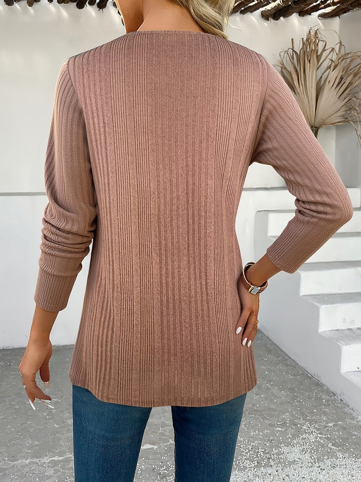 Lizeth - Long Sleeve Crew Neck T-Shirt