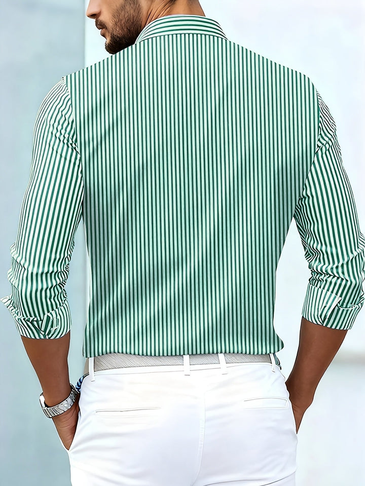Emmerson - Vintage Striped Long-Sleeve Shirt