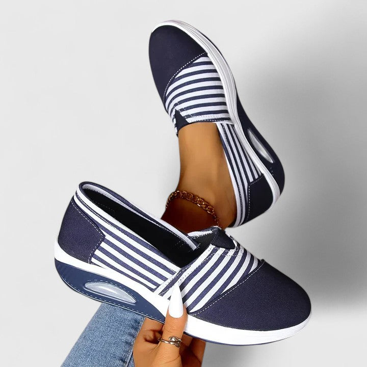 Onora - Striped Slip-On Shoes