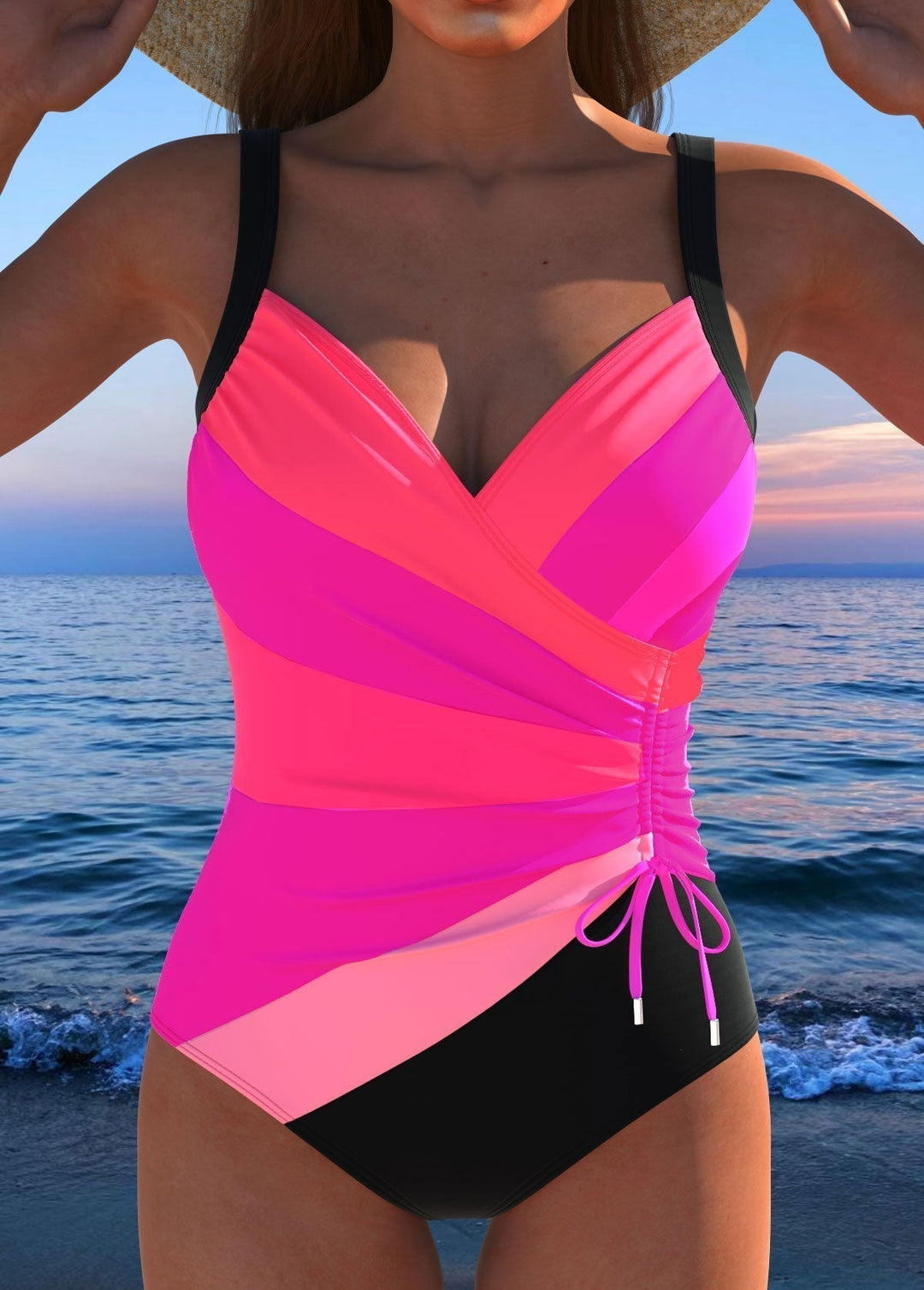 Nyela - Breathable Cross-Over Swimsuit