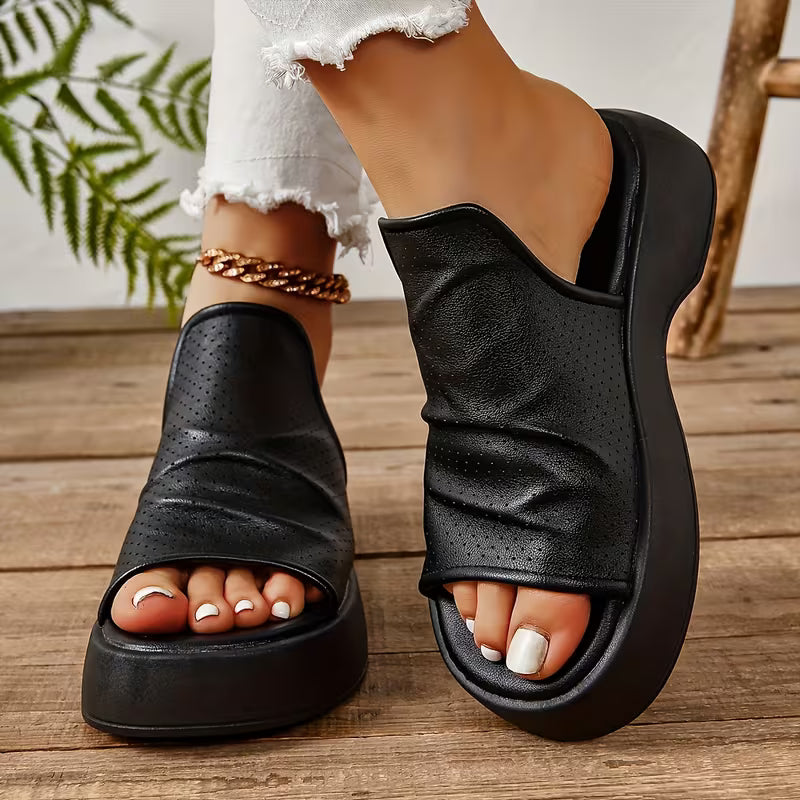 Sofya - Platform Slippers