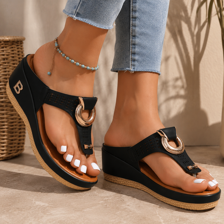 Yuliza - Orthopedic Wedge Sandal