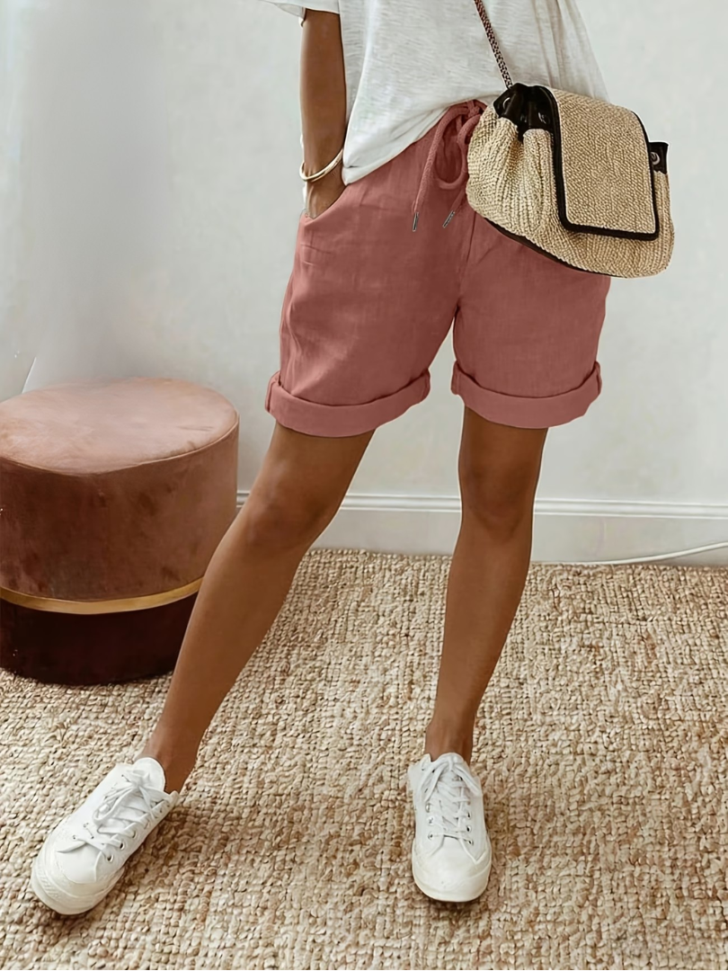 Keely - Comfortabele Linnen Shorts