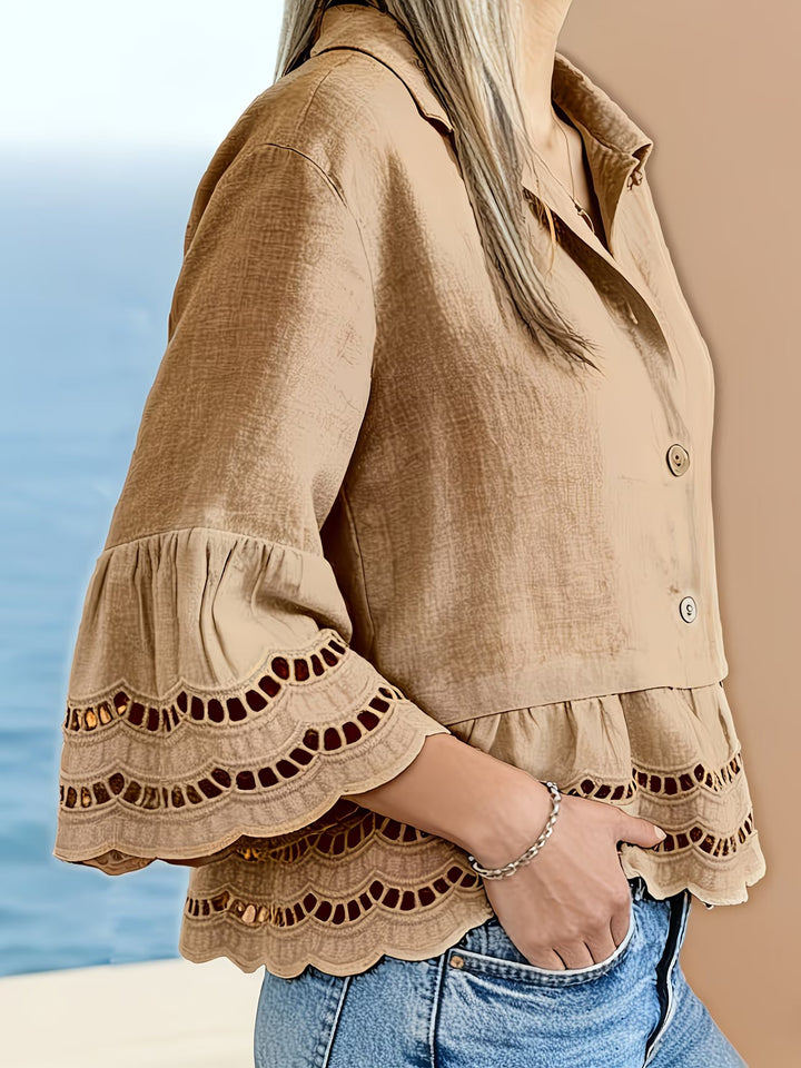 Solenn - Elegant Button Down Blouse