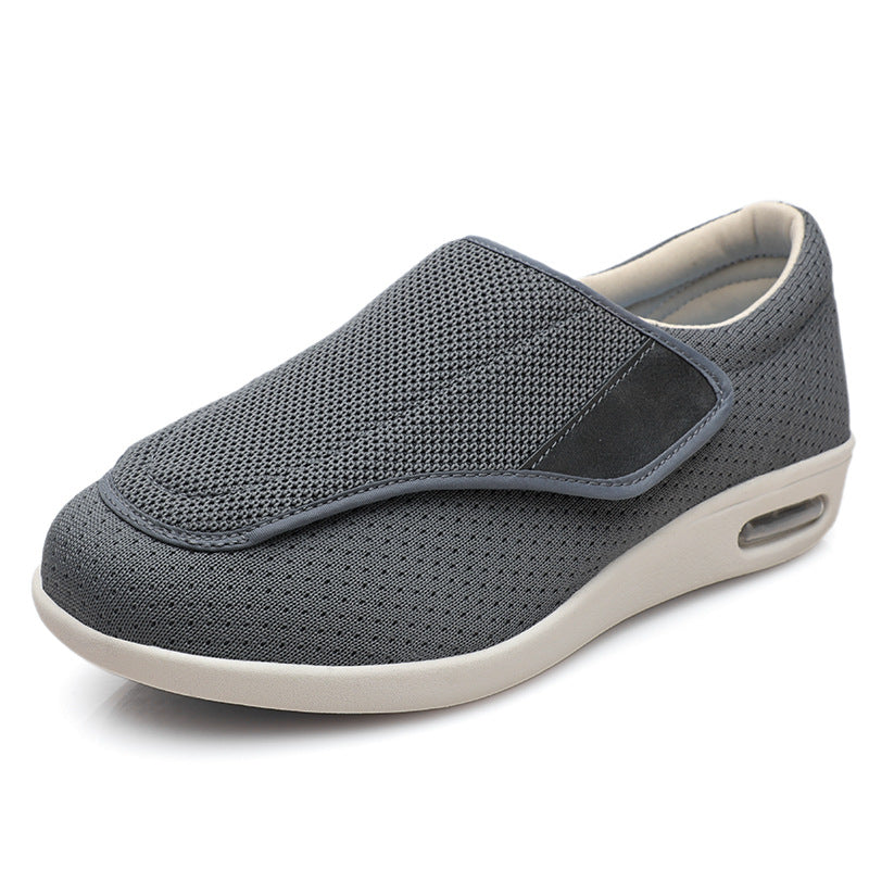Isolenna - Mesh Shoes With Wide Strap and Thick Sole