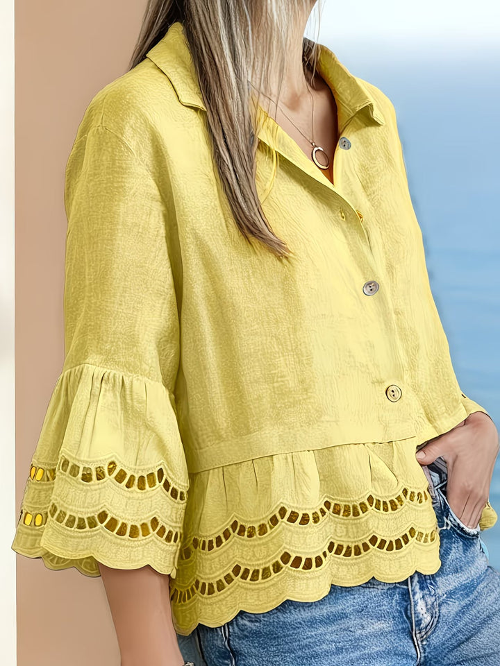 Solenn - Elegant Button Down Blouse