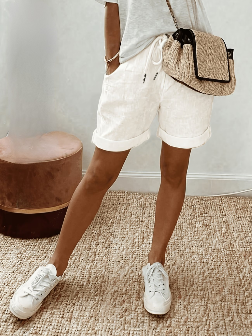 Keely - Comfortabele Linnen Shorts