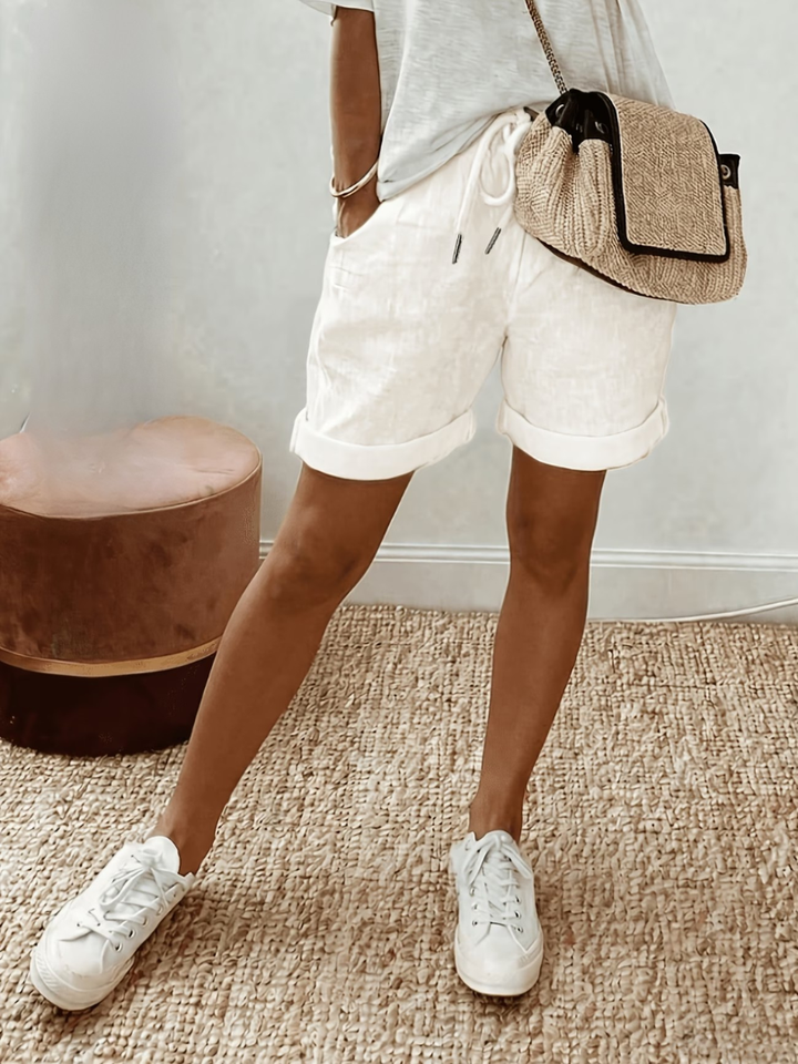 Keely - Comfortabele Linnen Shorts