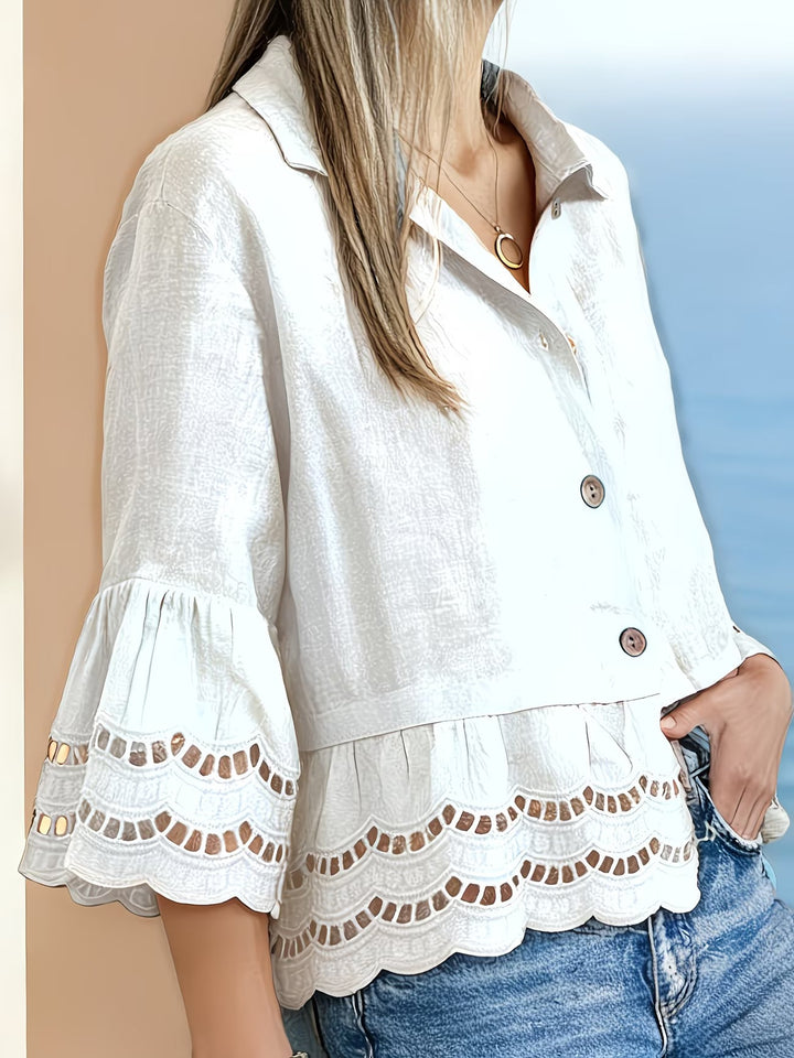 Solenn - Elegant Button Down Blouse