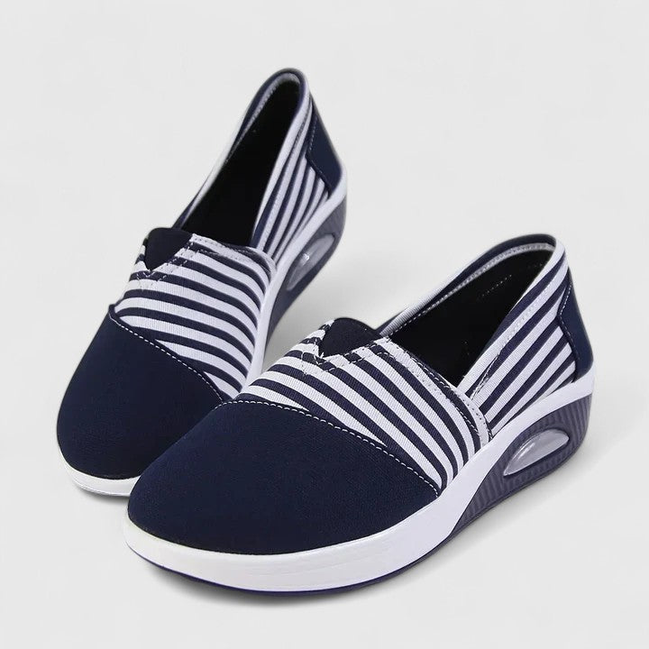 Onora - Striped Slip-On Shoes