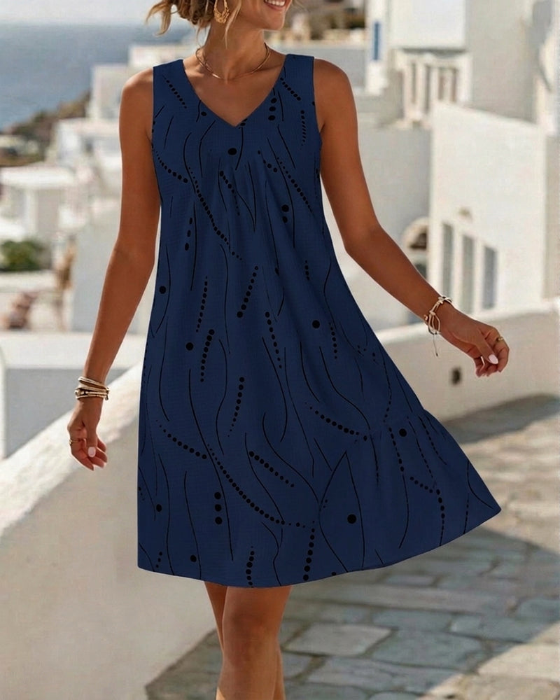 Lalesca - Sleeveless Midi Dress