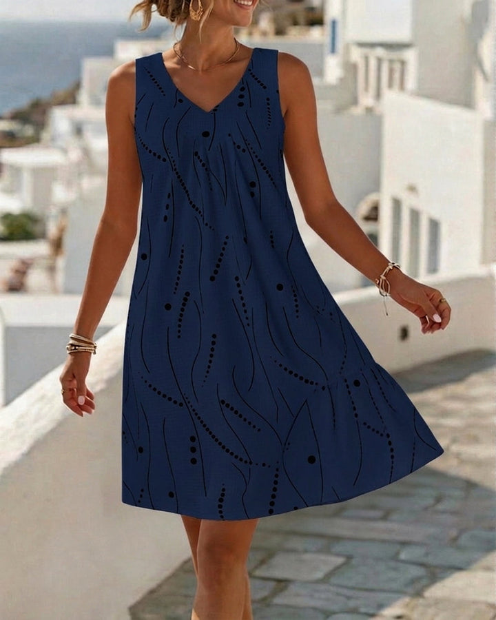 Lalesca - Sleeveless Midi Dress