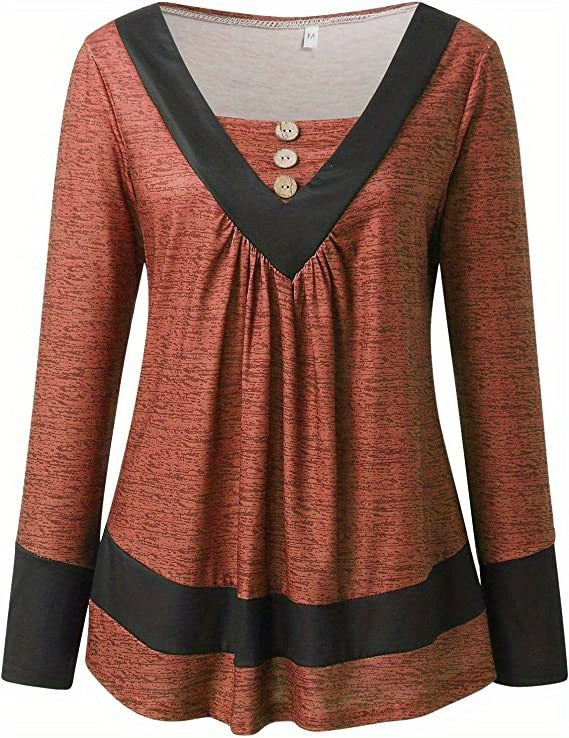 Grisel - Elegant Flared T-Shirt