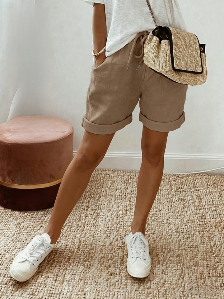 Keely - Comfortabele Linnen Shorts