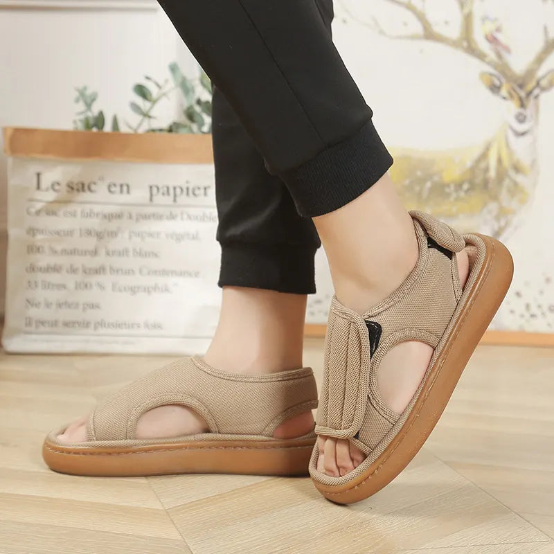 Karena - Adjustable Non Slip Velcro Sandals