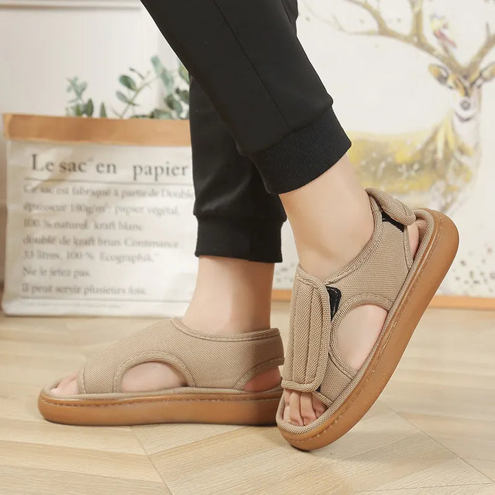 Karena - Adjustable Non Slip Velcro Sandals