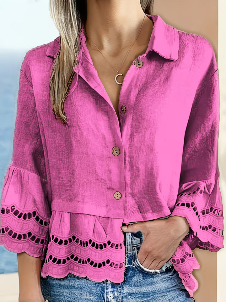 Solenn - Elegant Button Down Blouse