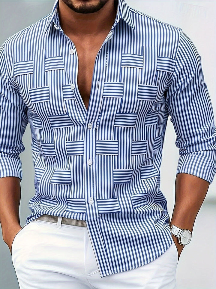 Emmerson - Vintage Striped Long-Sleeve Shirt