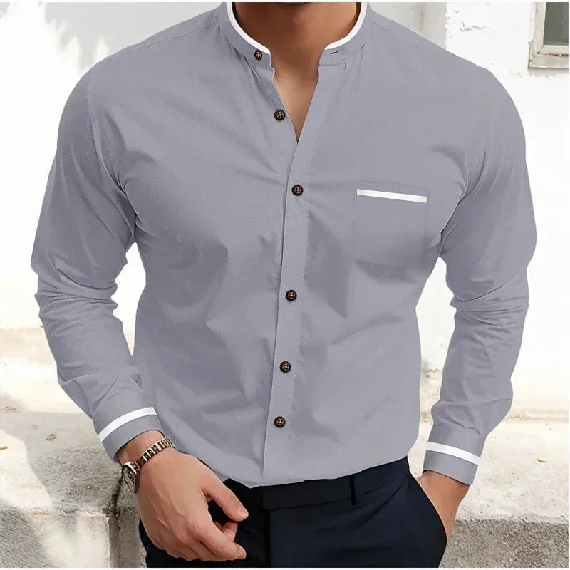 Askar - Long Sleeve Button Down Shirt