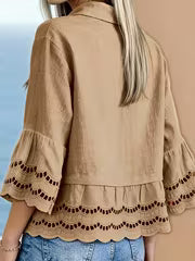 Solenn - Elegant Button Down Blouse