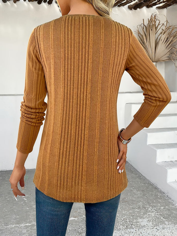 Lizeth - Long Sleeve Crew Neck T-Shirt
