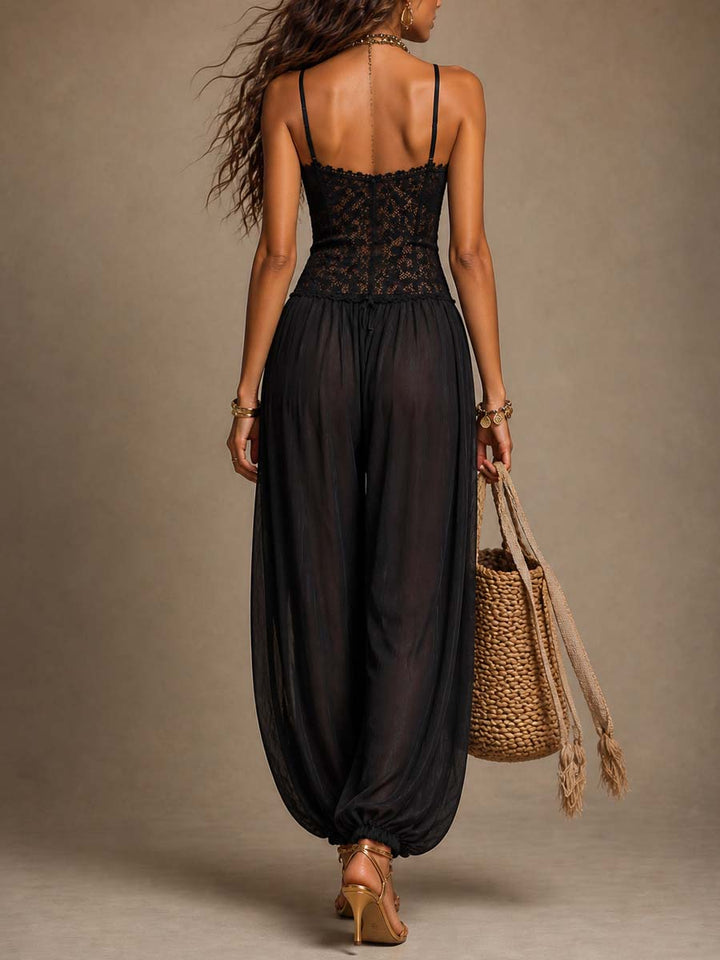 Natya - Vintage Flowing Lace Jumpsuit