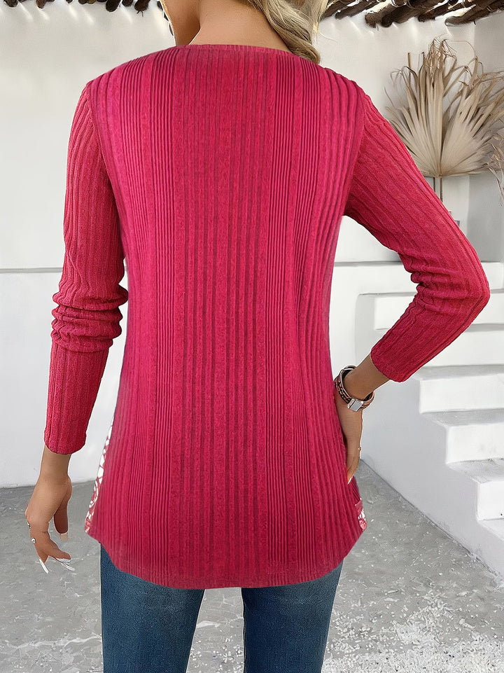 Lizeth - Long Sleeve Crew Neck T-Shirt